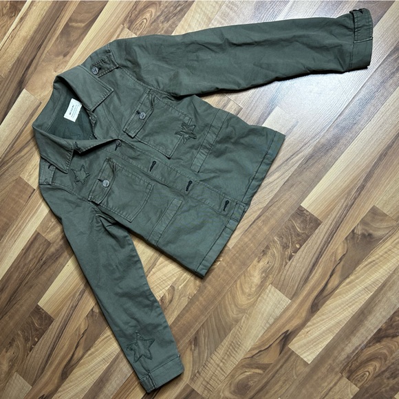 MCQUIRE Jackets & Blazers - MCGUIRE Camo Green Military Style Button Down Jacket Size S